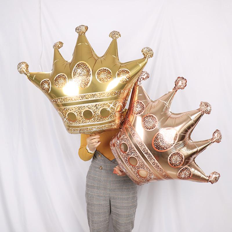 Diverse Styles Big Size Silver Gold Crown Ballons On The For Surprise Decoration Event Supplies KTY