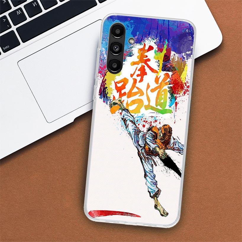 Чехол для телефона «Кунгфу тхэквондо» для Samsung Galaxy A51 A71 A50 A70 A40 A30 A20E A10 A41 A31 A21S A11 A01 A6 A8 + A7 A9 Plus
