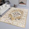 Vintage Living Room Carpet Bedroom Living Room Coffee Table Carpet Household Dirt Resistant and Non Slip Carpet