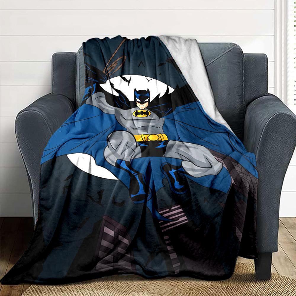 Dc Batman Blanket Soft Warm Cozy Great for Seaside Bedding Office All-Season Use Warmthful Decor Birthday Christmas Gift Blanket