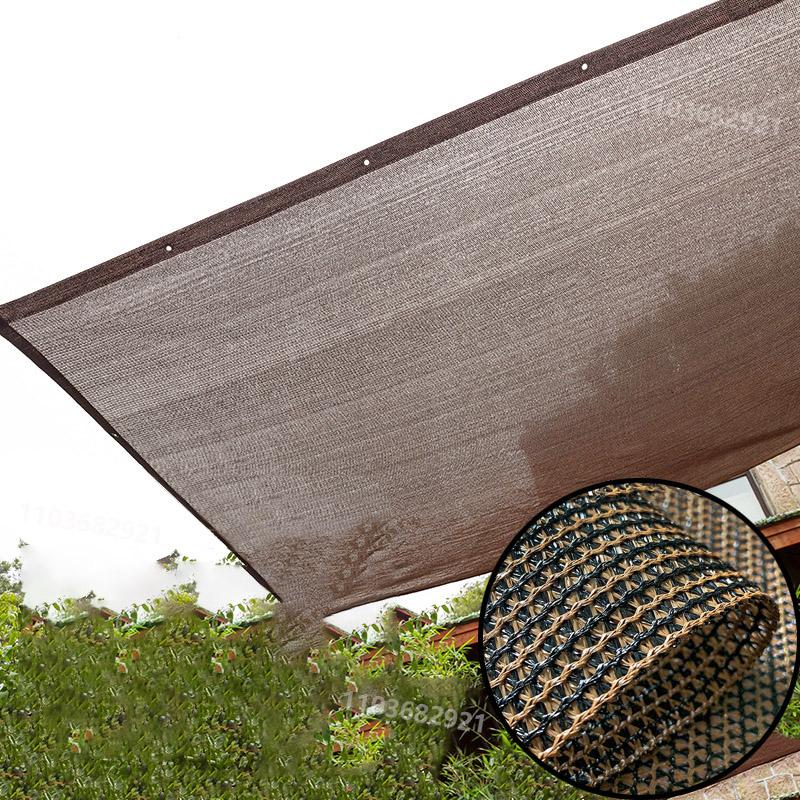 7 Colors Outdoor Garden Camping Hiking Tent Sunshade Net High Density Polyethylene Gardening Sunshade Cloth Sunscreen Net