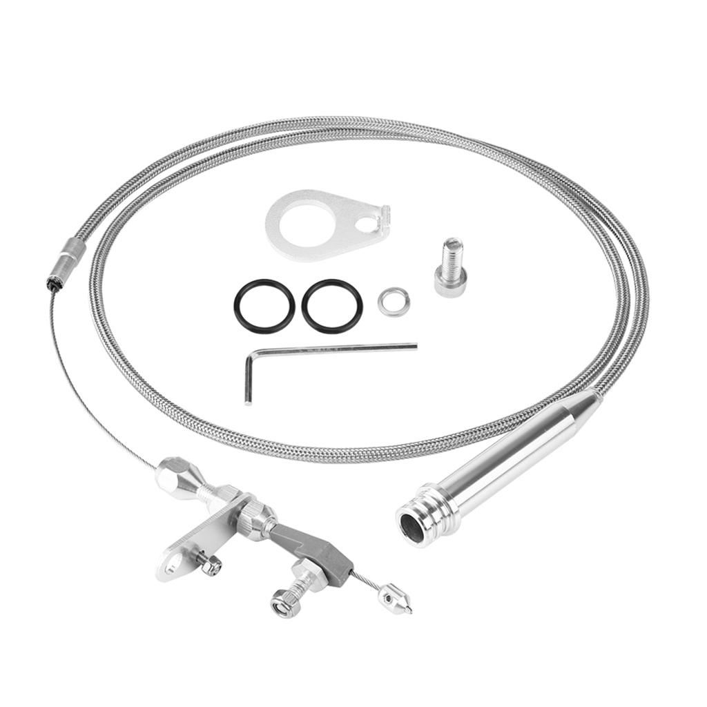 700R4 Braided Kickdown Cable Transmission Detent for All GM CHEVY PONTIAC OLDSMOBILE BUICK