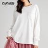 Autumn Women's Splicing Slim Plus Size Long Sleeve Pullover T-Shirt Tops