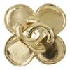 Clover Brooch Plated Gold 28.8g Women Used