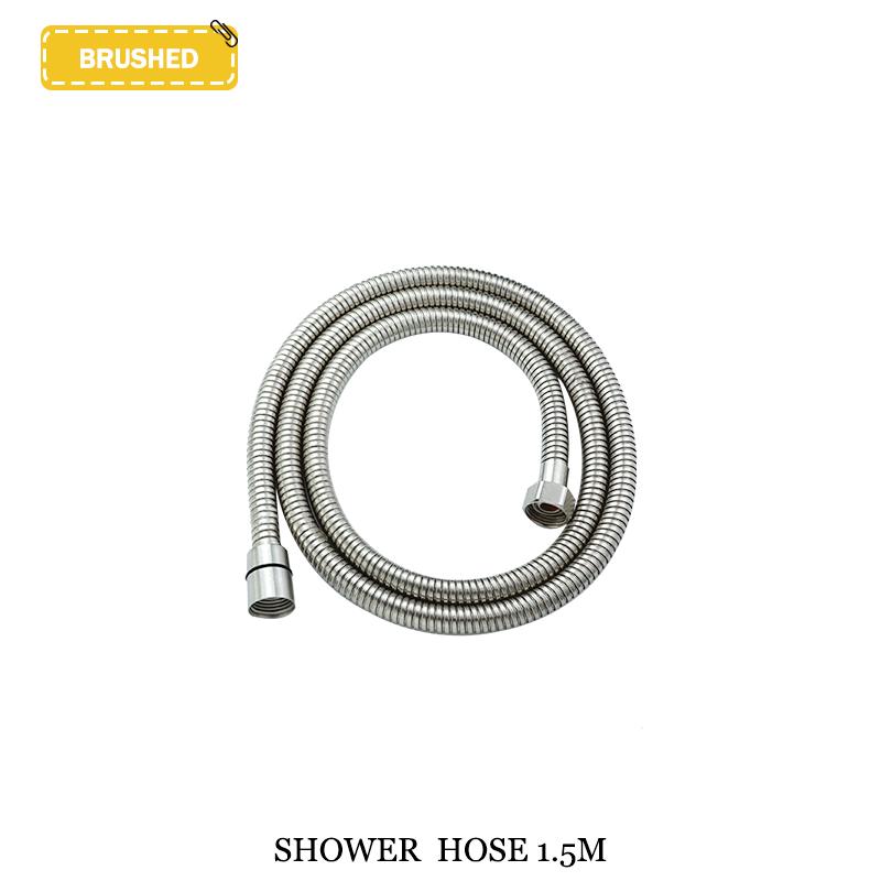 Ручная душевая лейка из матового золота с настенным креплением из латуни, ручной душ из нержавеющей стали, шланг 1,5 м, аксессуары для ванной комнаты