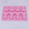 8Holes Penis Shape Silicone Cake Mold For Ice Cookie Jelly Candy Cupcake Decorating