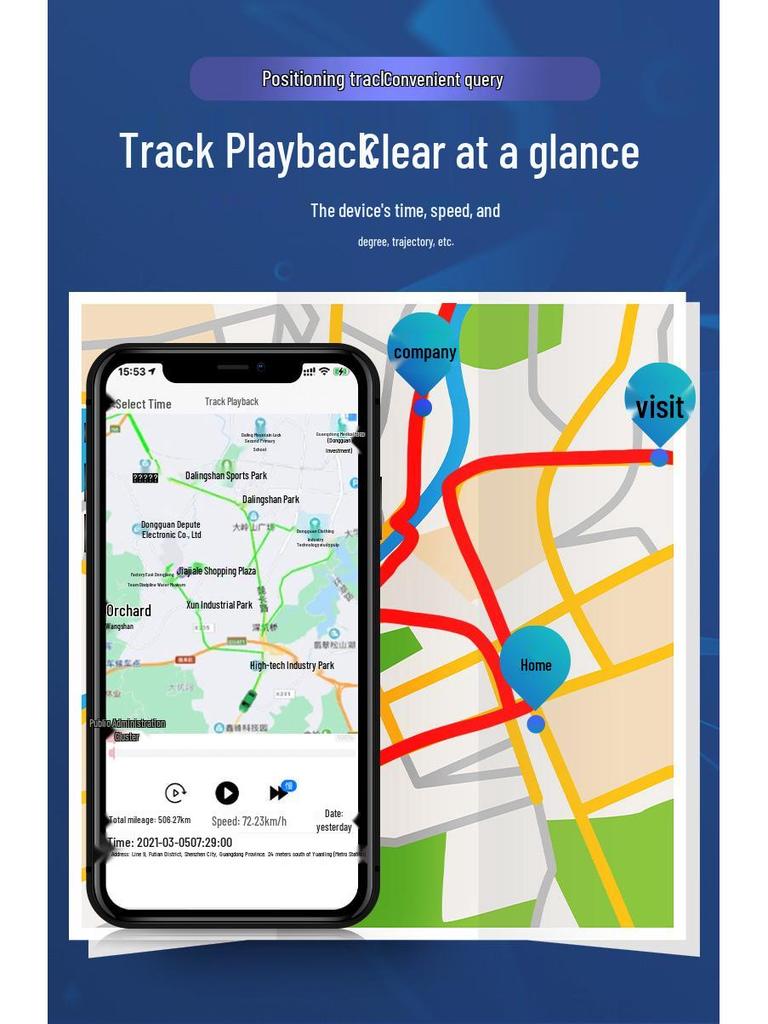 GF07 GPS-трекер для автомобилей, пожилых людей и детей - устройство против потери