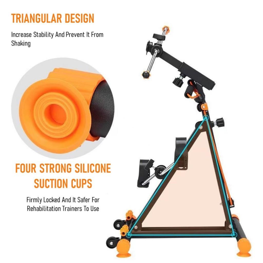 Домашний складной фитнес-велотренажер 4 в 1 для реабилитации верхних и нижних конечностей, педальный тренажер