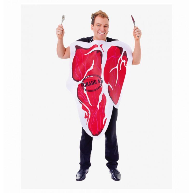 Mens Fantasy Costume Stage Performance Cosplay Outfit Adult Role Play Suit With Burger Fries Print
