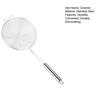 Stainless Steel Colander Easy To Clean Spiral Mesh Skimmer Spoon Anti-scalding Long Handle Strainer for Home