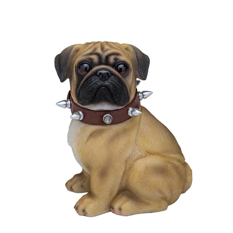 Милая модель собаки из смолы, имитация животных, коробка для салфеток, держатель для салфеток, украшение, креативное украшение для дома, аксессуары