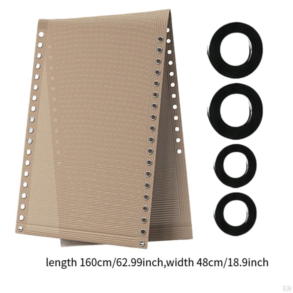 Запасные части для кресла-реклайнера, уличные складные сетчатые части с 4 эластичными шнурами для шезлонга