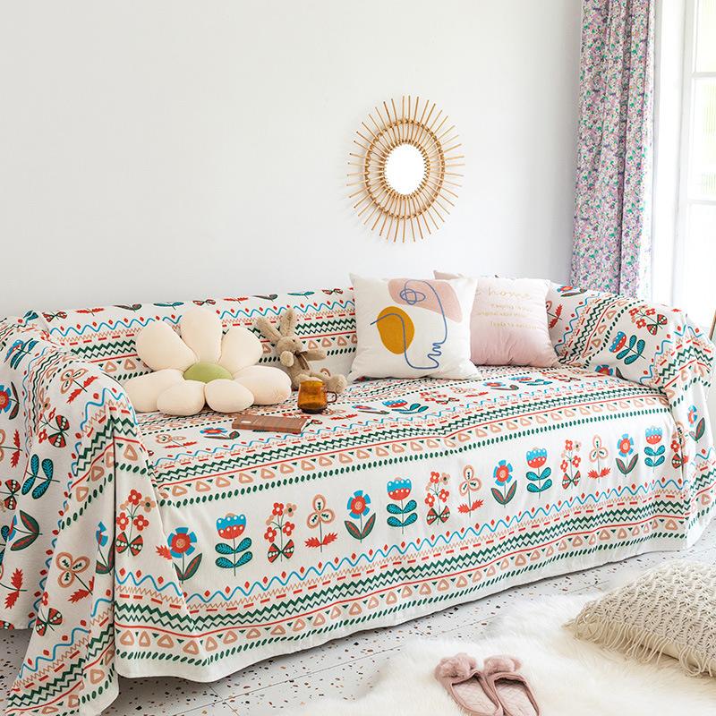 Одеяло для дивана Nordic, полотенце для дивана, нескользящий чехол для подушки дивана, прикроватное одеяло, одеяло для сна