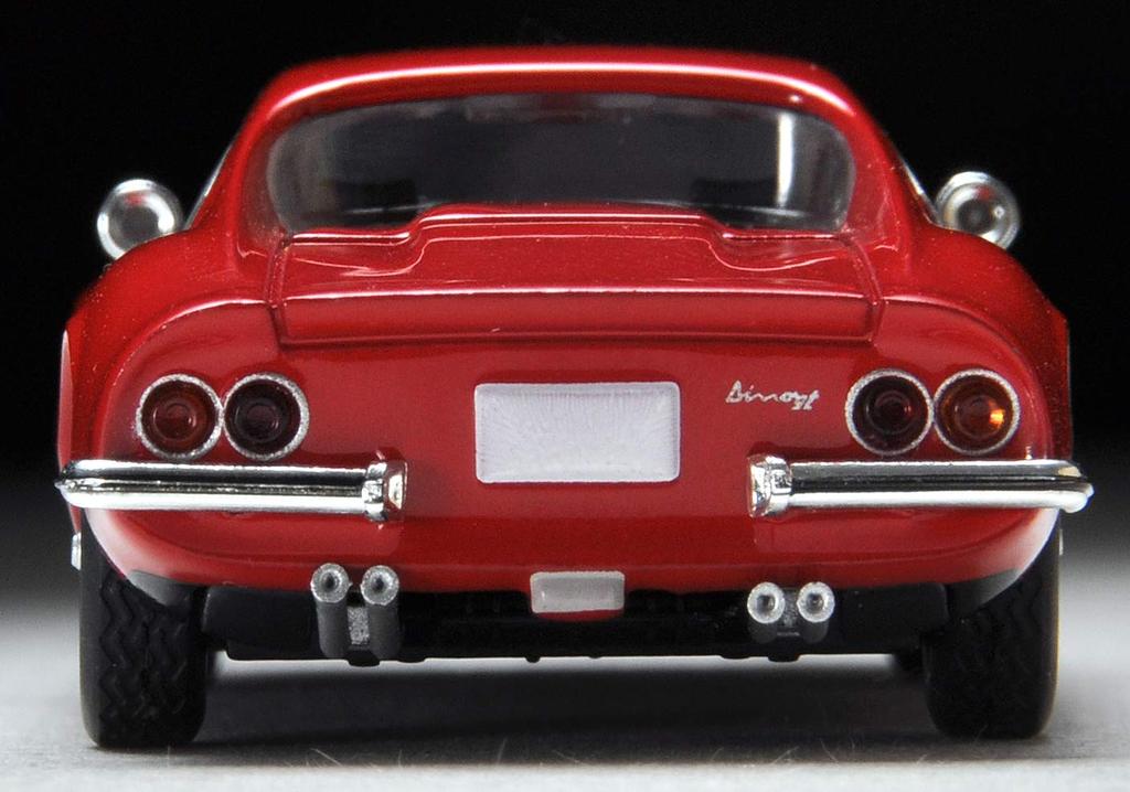Tomica Limited Vintage TLV Dino 246GT Красный 1/64 (Готовая модель)