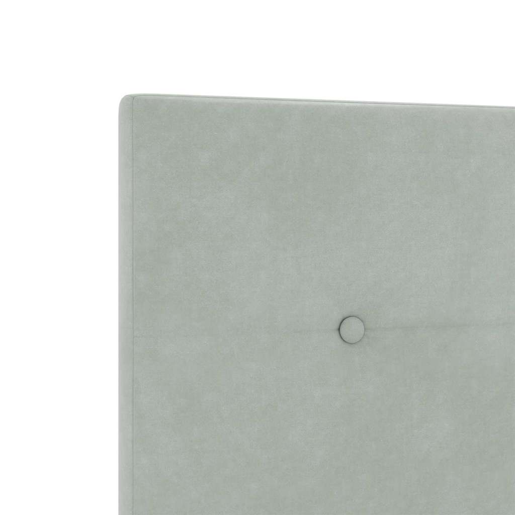 Headboard Light Grey 180 cm Velvet