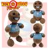 Мягкая игрушка Kick The Buddy, Кристально-мягкий мех, Коричневый, Высота 30 см, Наполнитель из ПП хлопка