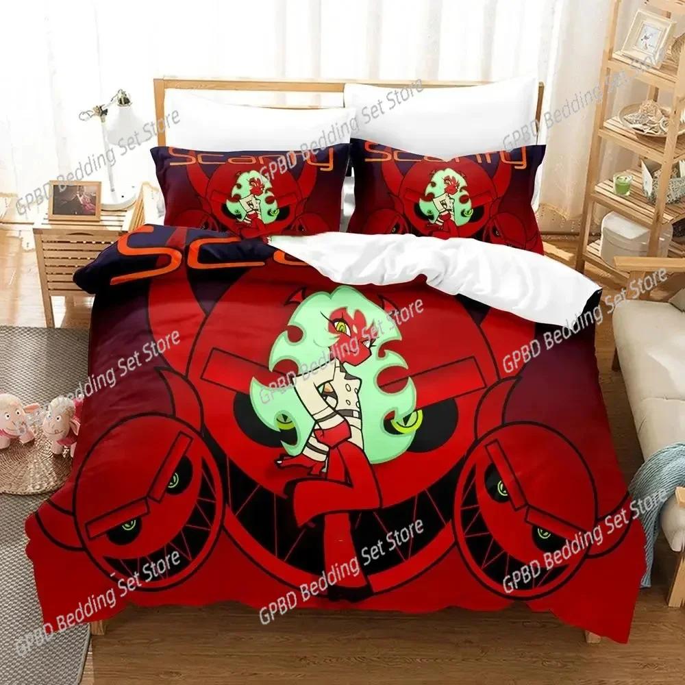 Аниме Чулки Колготки Подвязки Постельное Белье Пододеяльник Комплект Постельного Белья Покрывало Наволочка Одеяло Размер King Queen Мальчики Взрослые
