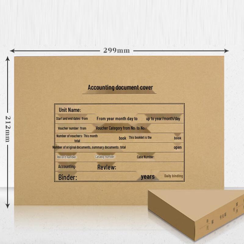 Xima A4 Landscape Voucher Cover with Corner Protectors