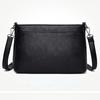 Mother Bag Female Bag Multi-layer Shoulder Bag Messenger Bag Simple PU Soft Leather Small Bag