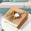 Desktop Ornament Home Decoration Vase Flowerpot Double Layers Kraft Paper Bag Storage Basket