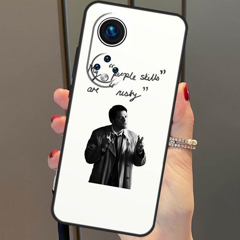 Чехол Angel Castiel Supernatural для Honor X8b X9b 90 70 50 Magic 5 Pro Magic 6 Lite X6 X7 X8 X9 X6a X7a X8a X9a