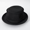 Reck Hatter Pork Pie Sweat Sizes All Black Men's Hat, Cotton, Available, Spring, Summer, Fall, Seasons, RH-322,