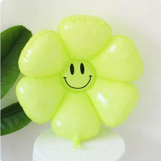 Ins Style Daisy Sunflower Foil Balloon, Handheld Baby Birthday Decoration