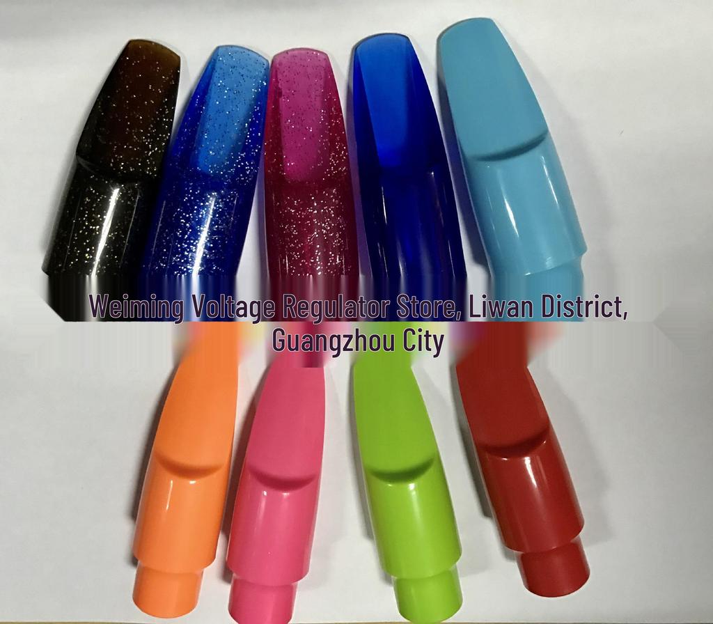 Набор мундштуков для альт-саксофона: Цветной Хрусталь, Прозрачный, Белый, Красный