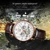 Топ Новые Мужские Механические Часы Многофункциональные Модные Роскошные Водонепроницаемые Светящиеся Часы-Календарь