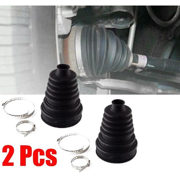 2 шт. Универсальный черный комплект пыльников ШРУС (гранаты) Пыльник Шарнира Равных Угловых Скоростей