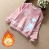 Girls Baby Bottoming Shirt Spring Autumn Long-Sleeved T-Shirt for Girls Cartoon Teen Children Fashion Outwear Clothes Tees Tops