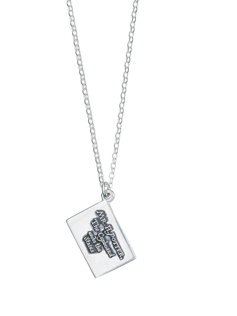 Harry Potter sterling silver hogwarts Acceptance Letter charm Necklace