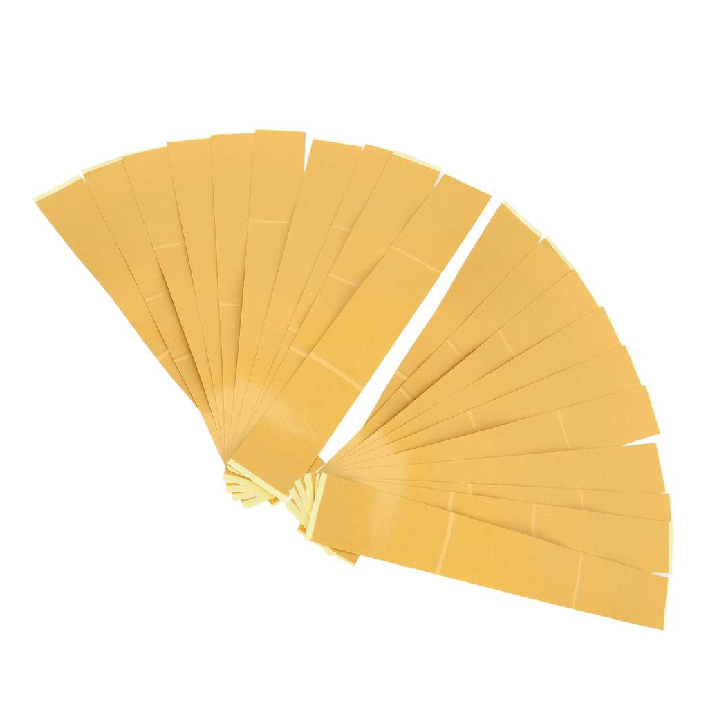 20pcs Zero Clearance Tape 2x14in Accurate Cut Double Sided Saw Woodworking Tape PVC Self Adhesive Strips for Position