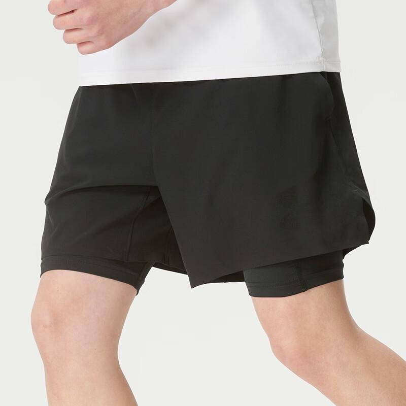 Under Armour Двухслойные плетеные дышащие спортивные шорты для тренировок Мужские шорты 6009869-008