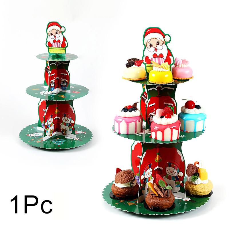 Многоярусная подставка для торта в виде привидения на Хэллоуин, Рождественская подставка для кексов, Стойка для торта и десертов