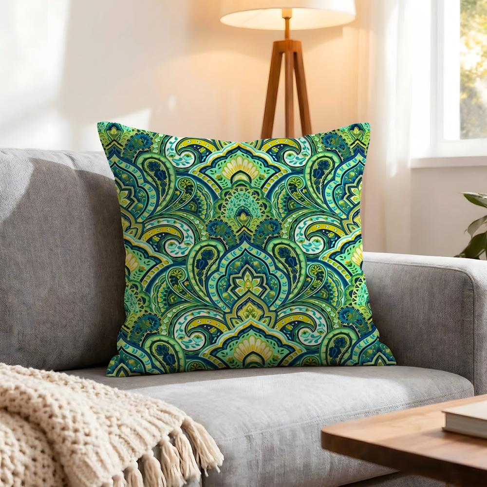 Pattern Paisley Pattern Cushion Cover 1Pcs Decorative Covers Soft Cushion Case For Sofa Couch Decor 40X40 45X45 Pillowcases