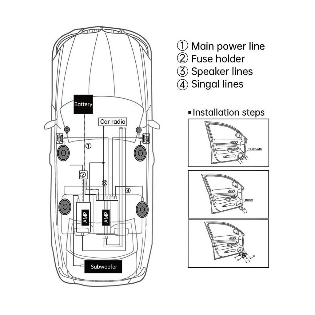 4 шт. 500 Вт Высокоэффективные Мини Купольные Твитеры Профессионального Студийного Качества Высокочастотный Звук Черный