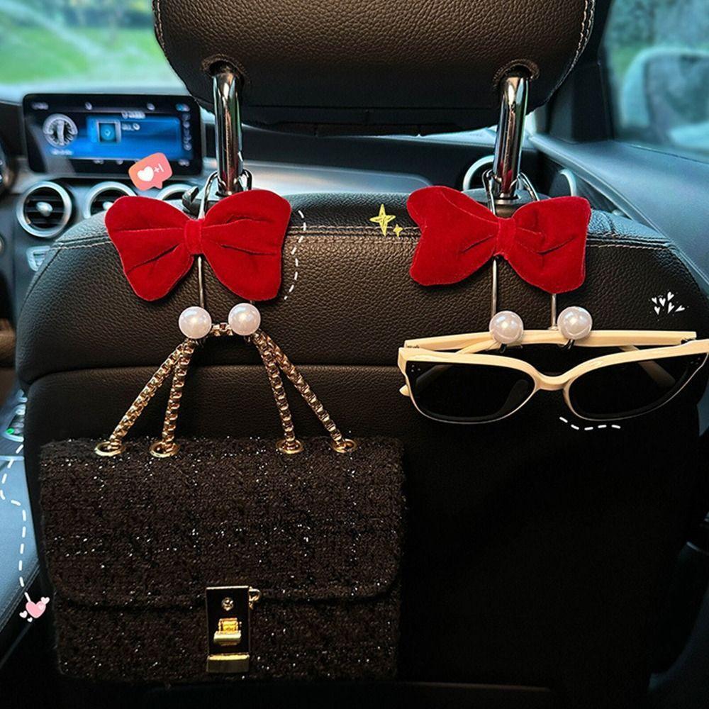 Alloy Bow Car Hook Bow Car Holder Hook NEW Car Seat Back Headrest Hook