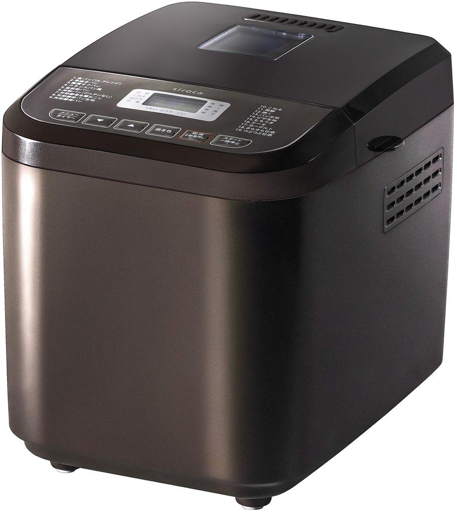 Shiroka Home Bakery Loaf Bread Making by Home Bakery Brown [Home Bakery/1 Type/20 menus/Low-carbohydrate course/Mochi machine/Amazake/Supervised