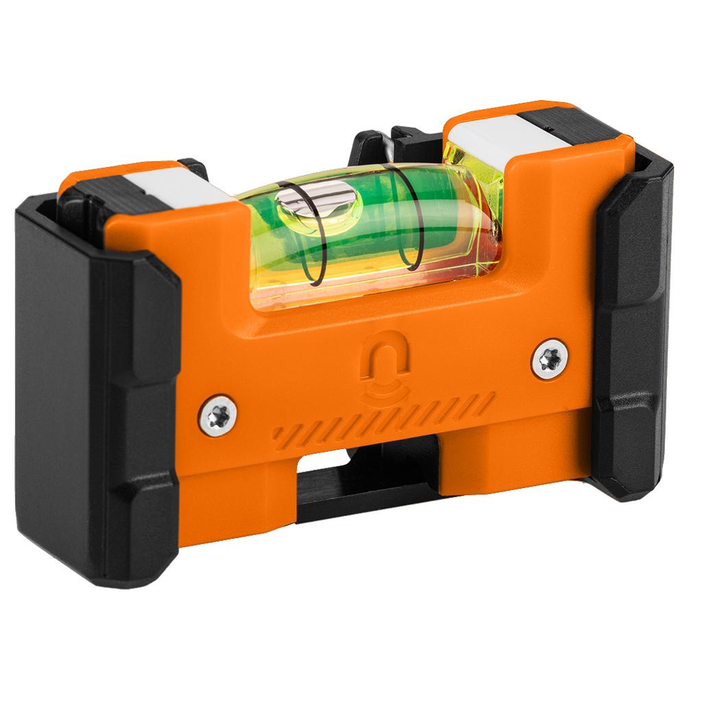Pocket spirit level with belt clip