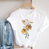(Asian Size) Women Print Lovely Style Cute 90s Trend Lady Short Sleeve Tee Top Clothing Casual Fashion Tshirt Female Graphic T-shirt