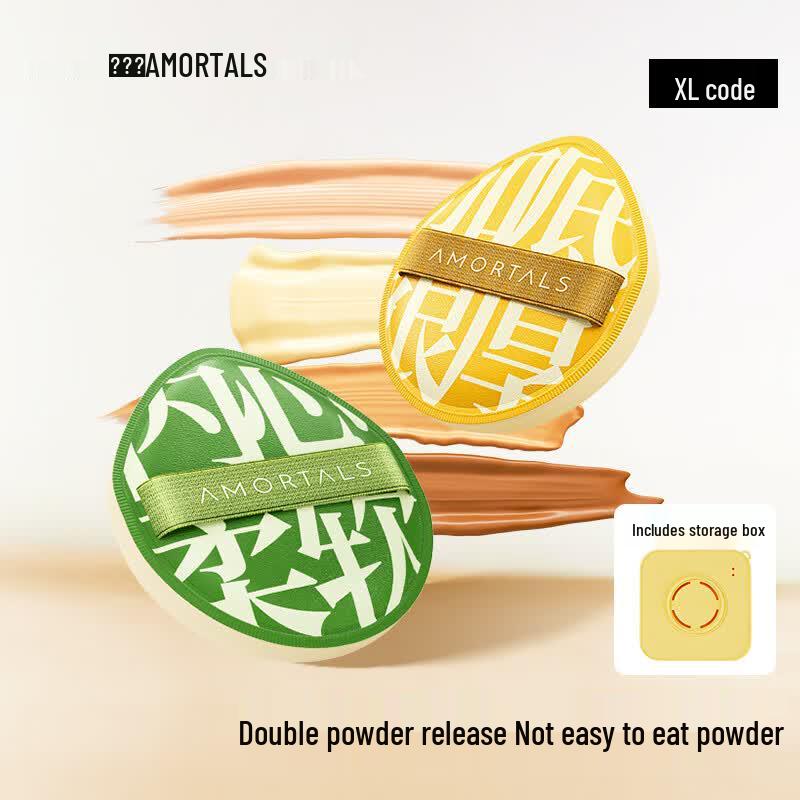 AMORTALS Plus 100 XL Dry & Wet Beauty Blender Set