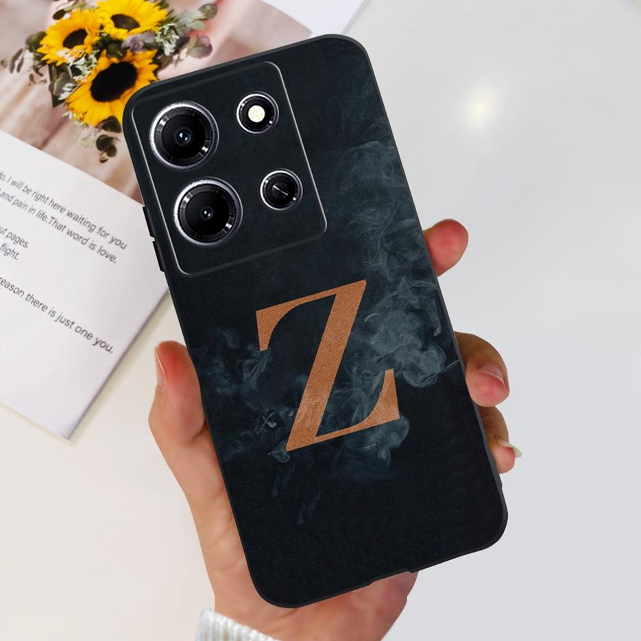 Чехол для Infinix Note 30i X6716 Роскошная задняя крышка с буквами Мягкий силиконовый чехол для телефона для Infinix Note 30 Pro Note30 Note30i Бампер