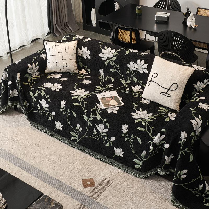 Chenille Sofa Towel Four Seasons All-Inclusive Sofa Cover Dust Cover Living Room One-Piece Sofa Large Cover Cloth