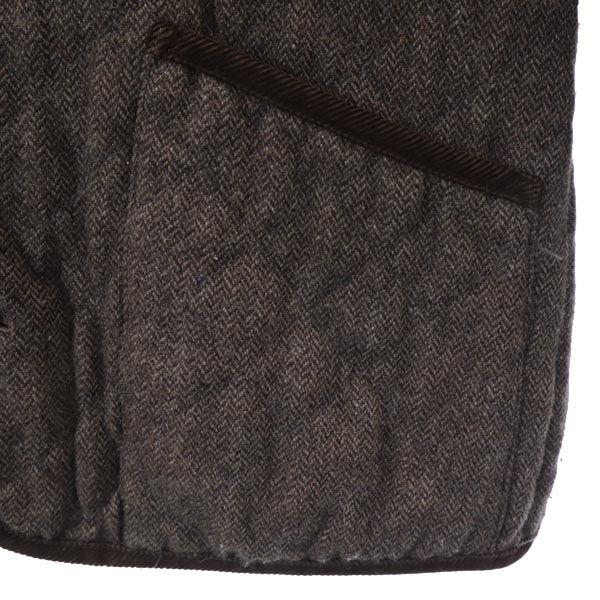 JOURNAL STANDARD Шерстяная куртка M Коричневая Стеганая спина Мужская Б/у