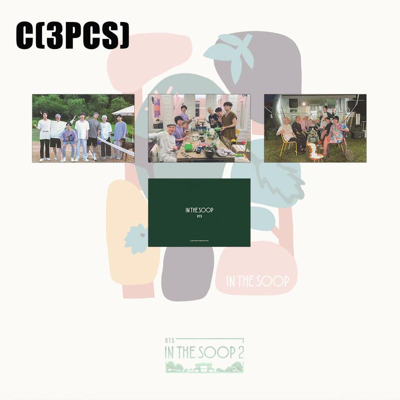 7 шт./компл. K-POP BTS варьете «IN THE SOOP S2» фотооткрытка ЛОМО открытка для фанатов АРМИЯ