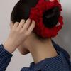 ФАНТАСТИЧЕСКАЯ ПЛАНЕТА двойная кружевная резинка-скранч (RED)