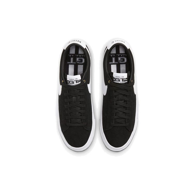Nike Zoom Blazer Low Pro GT SB Черно-Белые Кроссовки Унисекс Гум-Светло-Коричневые DC7695-002