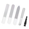 Renjzle Glass File Set for Glass and Gate Plastic Model Tool Includes Plastic Case and Brush for Finishing Figures and Plastic Models 5-Piece