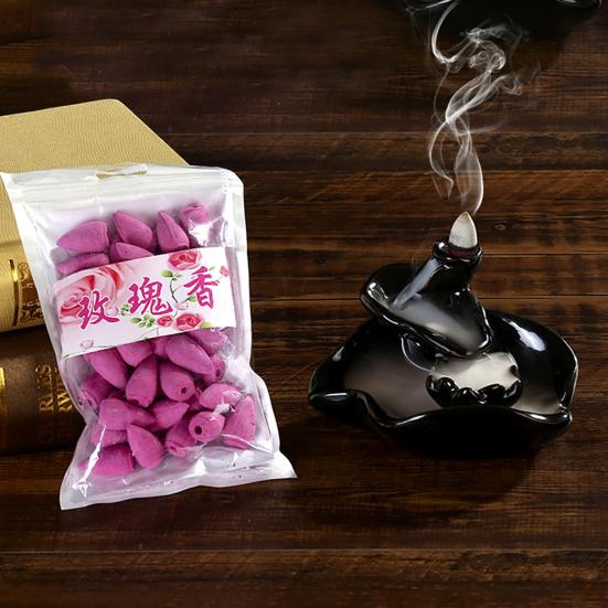 45 шт./компл. конус для благовоний, крошечная башня, благовония в форме конуса с естественным обратным потоком для спа